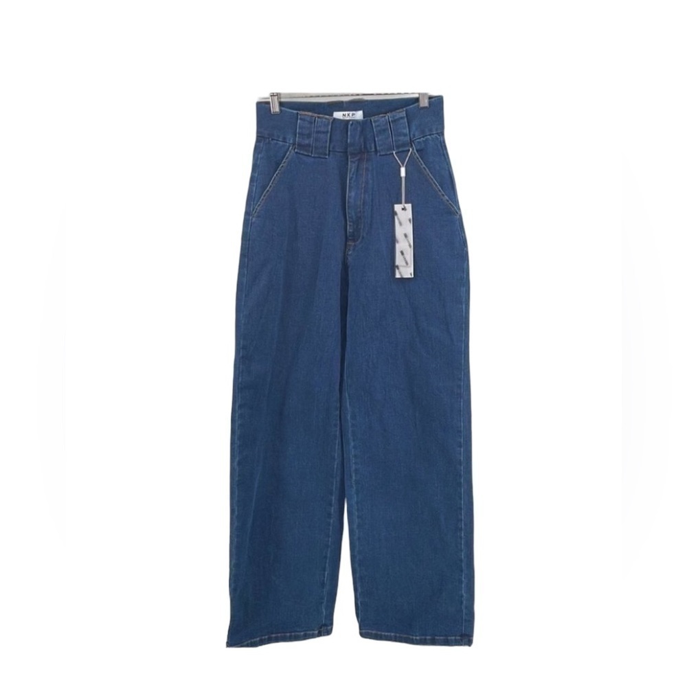 Nxp Nena & Pasadena wide leg jeans balloon parachute highrise sz 6 NWT